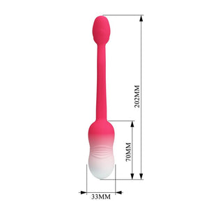 Pretty Love - Ovo Vibratório com Controle por App Pulsen, 12 Funções, Recarregável Via USB, Rosa
