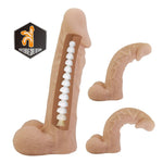 Pretty Love - Arnês Jolyon com Dildo Flexível 22 cm Ø 4,8 cm Natural