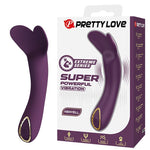 Pretty Love - Vibrador Recarregável Kenyell com 10 Funções - Roxo