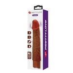 Pretty Love - Vibrador Realista Leonardo 20 cm Ø 4 cm Marrom