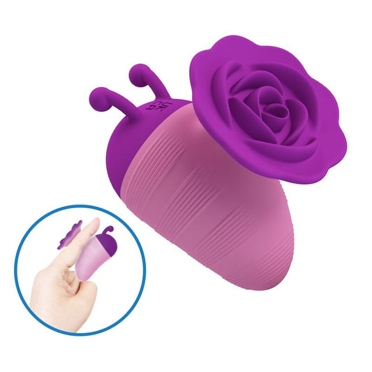 Pretty Love - Little Bee - Estimulador Clitorial Recarregável com 7 Modos - Roxo-Rosa