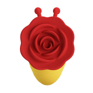 Pretty Love - Little Bee - Estimulador Clitorial Recarregável com 7 Modos - Vermelho/Amarelo