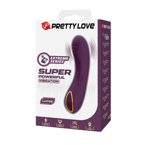 Pretty Love - Vibrador Recarregável Lloyde com 10 Funções - Roxo