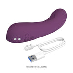 Pretty Love - Vibrador Recarregável Lloyde com 10 Funções - Roxo