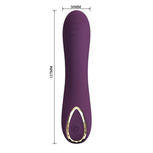 Pretty Love - Vibrador Recarregável Lloyde com 10 Funções - Roxo