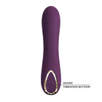Pretty Love - Vibrador Recarregável Lloyde com 10 Funções - Roxo