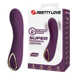 Pretty Love - Vibrador Recarregável Lloyde com 10 Funções - Roxo