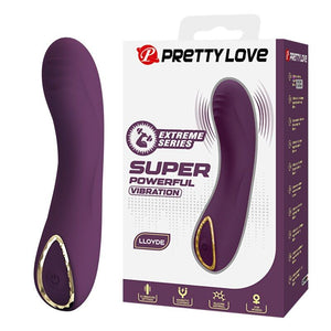 Pretty Love - Vibrador Recarregável Lloyde com 10 Funções - Roxo