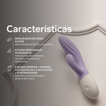 Lelo - Ina Twist Vibrador Duplo Coelho para Ponto G e Clitóris Lavanda