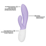 Lelo - Ina Twist Vibrador Duplo Coelho para Ponto G e Clitóris Lavanda