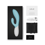 Lelo - Ina Twist Vibrador Duplo Coelho para Ponto G e Clitóris Azul