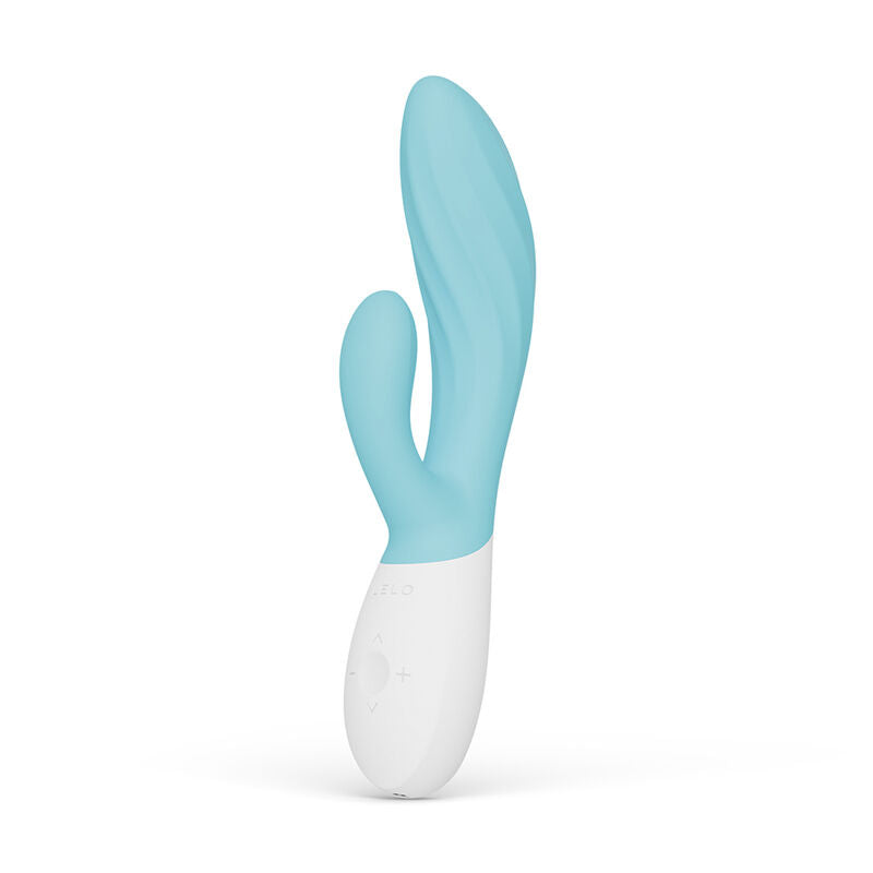 Lelo - Ina Twist Vibrador Duplo Coelho para Ponto G e Clitóris Azul