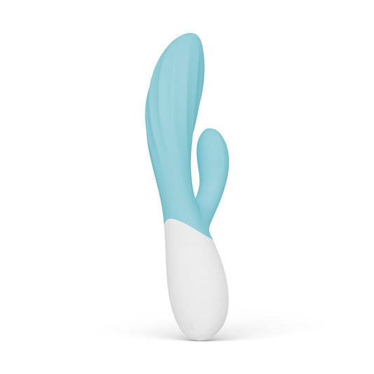Lelo - Ina Twist Vibrador Duplo Coelho para Ponto G e Clitóris Azul