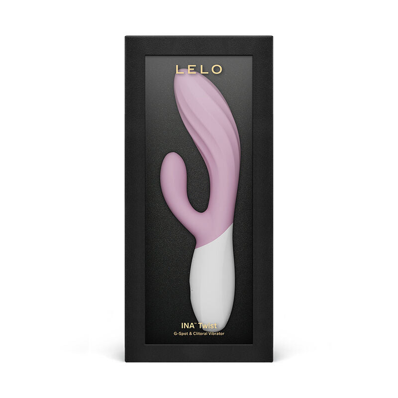 Lelo - Ina Twist Vibrador Duplo Coelho para Ponto G e Clitóris Rosa
