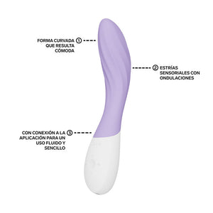 Lelo - Mona Twist Vibrador de Ponto G Recarregável com Controle por Aplicativo Lavanda