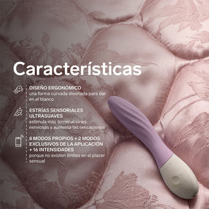 Lelo - Mona Twist Vibrador de Ponto G Recarregável com Controle por Aplicativo Lavanda