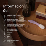 Lelo - Mona Twist Vibrador de Ponto G Recarregável com Controle por Aplicativo Lavanda