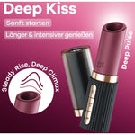 Satisfyer - Deep Kiss Wave Estimulador de Clitóris Garnet / Preto