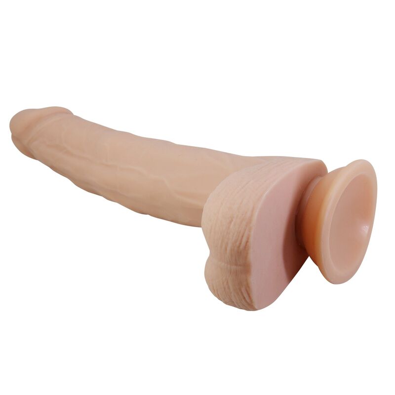 Pretty Love - Miles Dildo Vibratório com Controle Remoto, 23,5 cm Ø 4,8 cm Natural
