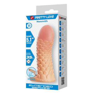 Pretty Love - Nesmith Manga Extensora de Pênis 13 cm Ø 3,8 cm Natural