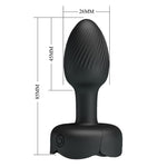 Pretty Love - Plug Anal Vibratório Recarregável com 10 Modos - Preto