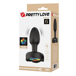 Pretty Love - Plug Anal Vibratório Recarregável com 10 Modos - Preto