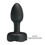 Pretty Love - Plug Anal Vibratório Recarregável com 10 Modos - Preto