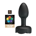 Pretty Love - Plug Anal Vibratório Recarregável com 10 Modos - Preto