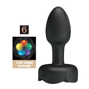 Pretty Love - Plug Anal Vibratório Recarregável com 10 Modos - Preto