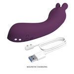 Pretty Love - Vibrador Recarregável Lunao com 10 Funções Roxo
