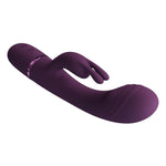 Pretty Love - Vibrador Coelho Recarregável Rocco com 10 Funções - Roxo
