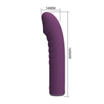 Pretty Love - Vibrador Recarregável Ryland com 10 Funções - Roxo