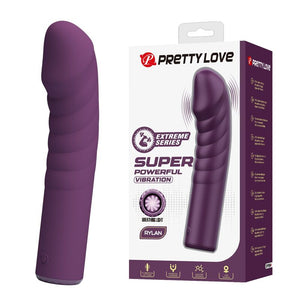 Pretty Love - Vibrador Recarregável Ryland com 10 Funções - Roxo