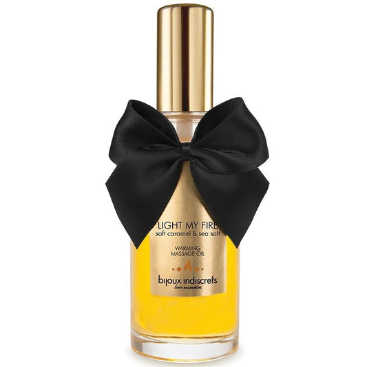Bijoux Óleo de Massagem Efeito Calor Aroma Caramelo
