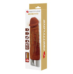Pretty Love - Vibrador Realista Profissional 23,5 cm Ø 4,8 cm Marrom