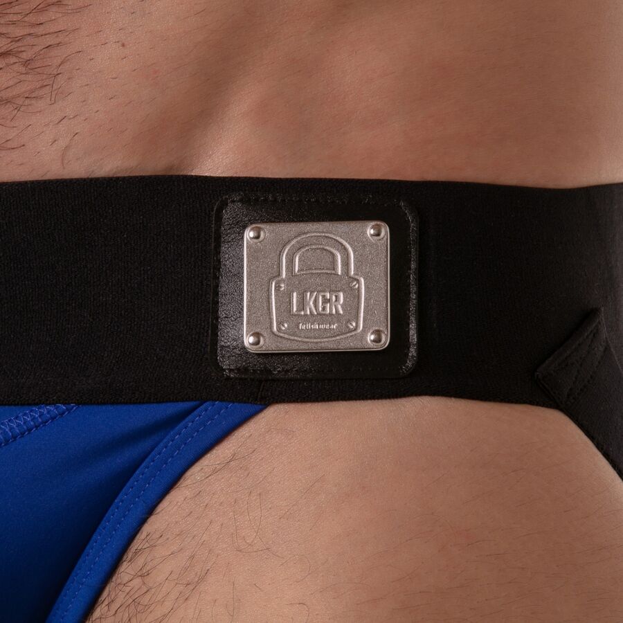 Locker Gear - Suspensório com Cós Largo Azul Tamanho XL