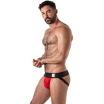 Locker Gear - Suspensório com Cós Largo Vermelho L