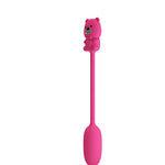 Pretty Love - Vibrador Bullet Recarregável Olson com Controle Remoto com Fio Rosa