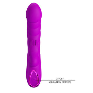 Pretty Love - Monica Vibrador Recarregável com Dupla Estimulação para Ponto G e Clitóris Roxo