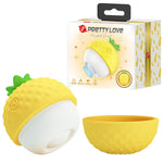 Pretty Love - Estimulador Clitoriano Recarregável com Sucção e Impulsão Amarelo