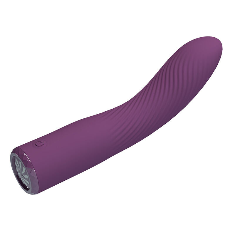 Pretty Love - Vibrador Recarregável Kissell com 10 Funções - Roxo
