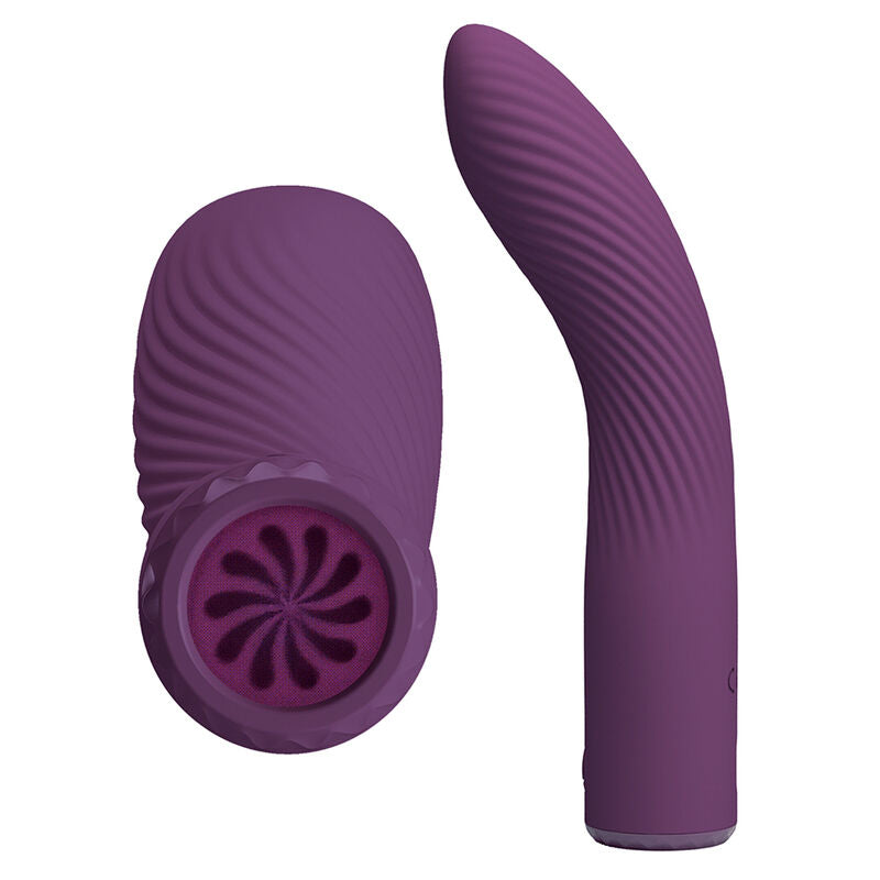 Pretty Love - Vibrador Recarregável Kissell com 10 Funções - Roxo
