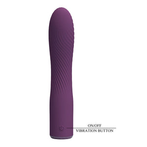 Pretty Love - Vibrador Recarregável Kissell com 10 Funções - Roxo