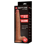 Pretty Love - Terin Plus Dildo de Silicone Realista com Ventosa 37,6 cm Ø 5,5 cm