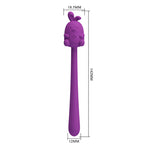 Pretty Love - Bastão Vibrador Flexível com Coelhinho Fofo, Recarregável Via USB, Roxo