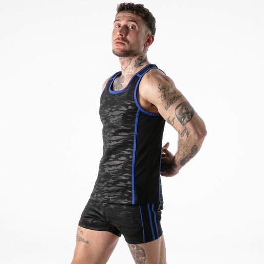 Locker Gear - Regata Azul com Acesso Militar Completo M