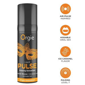 Orgie - Pulse Kissable Pulsing Sensation Gel Íntimo 15 ml