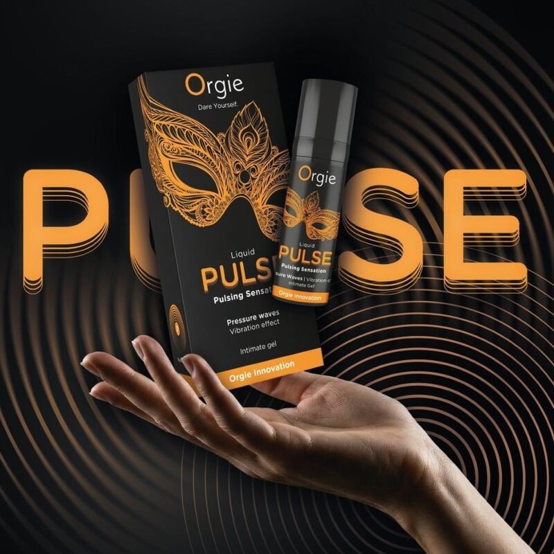 Orgie - Pulse Kissable Pulsing Sensation Gel Íntimo 15 ml