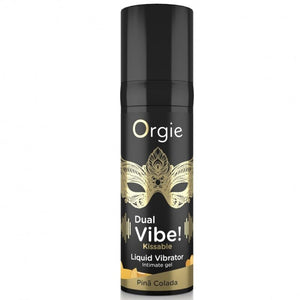 Orgie - Vibe DUPLA! Vibrador Líquido Beijável Piña Colada 15 ml