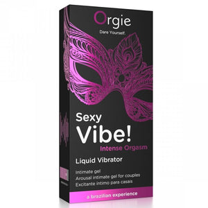 Orgie - Vibração SEXY! Orgasmo Intenso, Múltiplas Sensações, Gel Íntimo 15 ml